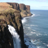 Kilt Rock en waterval op Isle of Skye