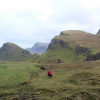 Quaraing, Skye, Trotternish, reis, auto