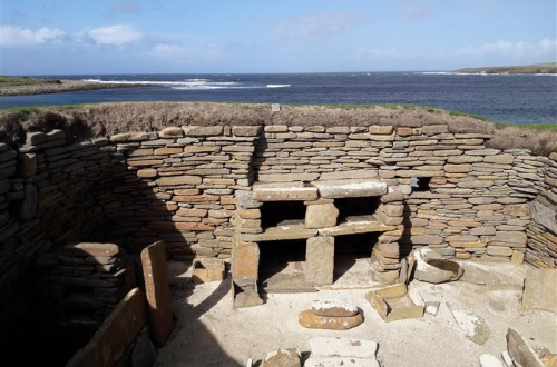 Scara Brae ruine prehistorisch dorp Orkney